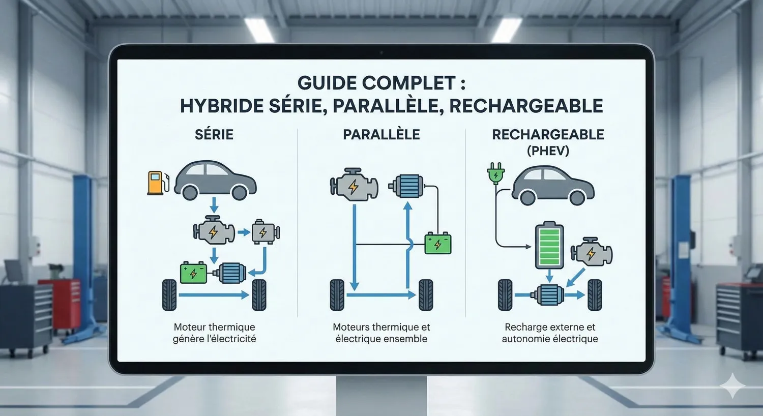 Hybride Série, Parallèle, Rechargeable : Le Guide Complet pour Ne Plus Se Tromper